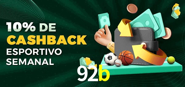 10% de bônus de cashback na 92b